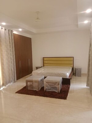 Bedroom in 4 BHK Builder Floor at Green Park Extension – for Rent