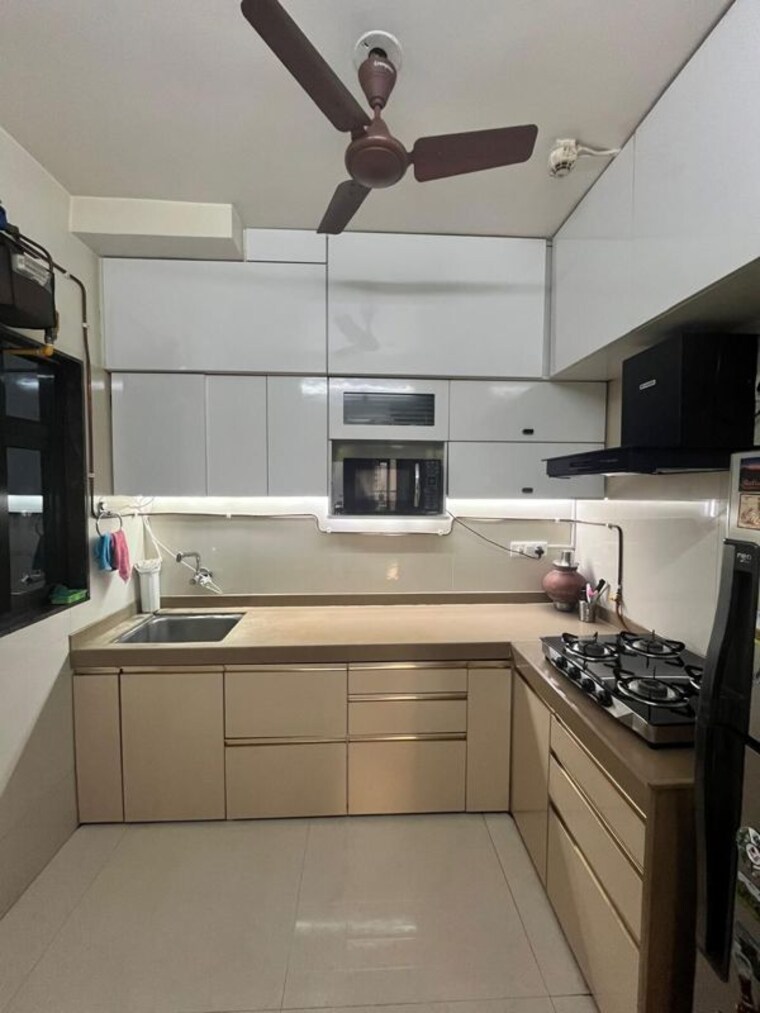 Kitchen, dosti-desire 3 Bedroom 1000 Sq.Ft. Apartment In Brahmand Thane 10394800