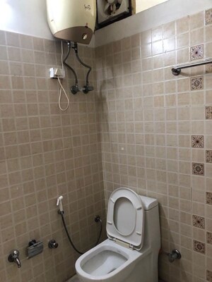 Bathroom in 2 BHK Builder Floor at Sector 12 – for Rent