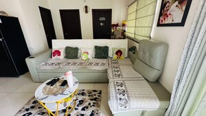 Living Room in 2 BHK Apartment at Nyati Elysia, Kharadi – for Rent