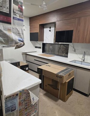 Kitchen in 3 BHK Builder Floor at Hauz Khas Market – for Sale