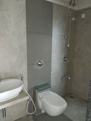 Bathroom in 2.5 BHK Apartment at Chandak Stella, Goregaon West – for Rent