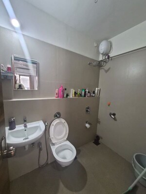 Bathroom in 2 BHK Apartment at Je and Vee Vrindavan, Malad East – for Rent