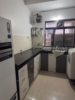 Kitchen in 1 BHK Apartment at Dindoshi Onkar CHS, Malad East – for Rent
