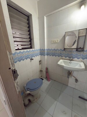 Bathroom in 1 BHK Apartment at Dindoshi Onkar CHS, Malad East – for Rent