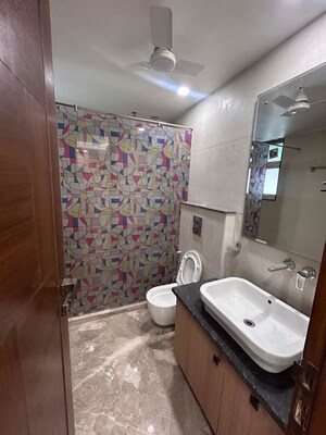 Bathroom in 4 BHK Builder Floor at Greater Kailash ii – for Rent