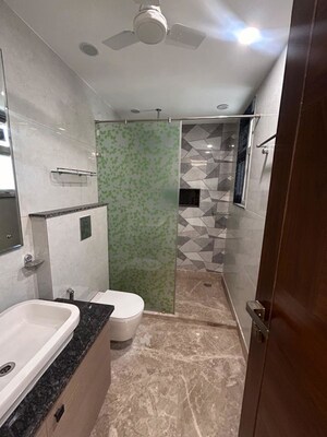 Bathroom in 4 BHK Builder Floor at Greater Kailash ii – for Rent