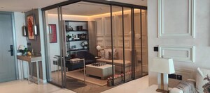 Living Room in 3 BHK Apartment at Lokhandwala Minerva Mahalaxmi, Mahalaxmi – for Sale
