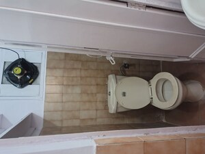 Bathroom in 2 BHK Builder Floor at Sheikh Sarai – for Rent