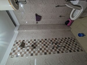 Bathroom in 2 BHK Builder Floor at Khirki Extension – for Rent