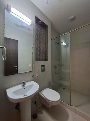 Bathroom in 4 BHK Builder Floor at Saket – for Rent