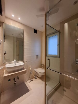 Bathroom in 4 BHK Builder Floor at Saket – for Rent