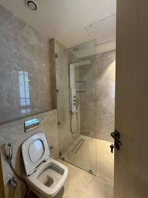 Bathroom in 3 BHK Apartment at K Raheja Vivarea, Mahalaxmi – for Sale