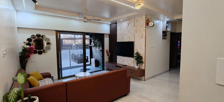 Living Room, oxy-beaumonde 3.5 Bedroom 1900 Sq.Ft. Apartment In Viman Nagar Pune 10395347