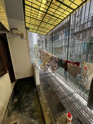 Balcony in 3 BHK Builder Floor at Greater Kailash I – for Sale