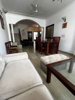 Living Room in 3 BHK Builder Floor at Greater Kailash I – for Sale
