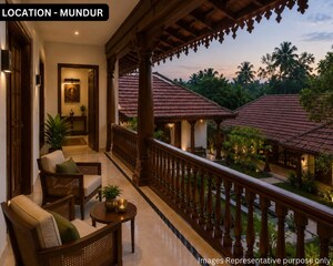 Balcony in 5 BHK Villa at Kechery – for Sale