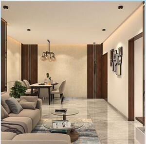 Living Room in 3 BHK Apartment at Mayfair Breeze, Andheri West – for Sale