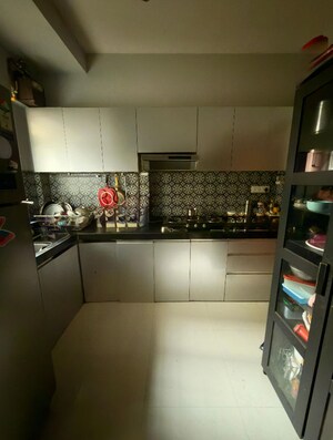 Kitchen in 1 BHK Apartment at Siddhi Highland Haven, Balkum Pada – for Rent