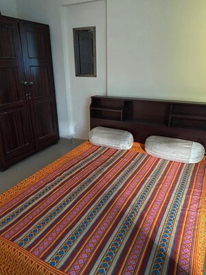 Bedroom in 1 BHK Apartment at Ajmera Odyessey Apartment, Bhakti Park – for Rent
