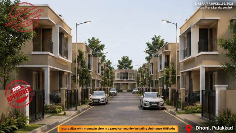 Exterior View, edathara 3.5 Bedroom 1500 Sq.Ft. Independent House In Edathara Palakkad 10395688