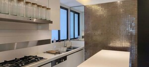Kitchen in 4 BHK Apartment at Lodha Trump Tower, Worli – for Sale