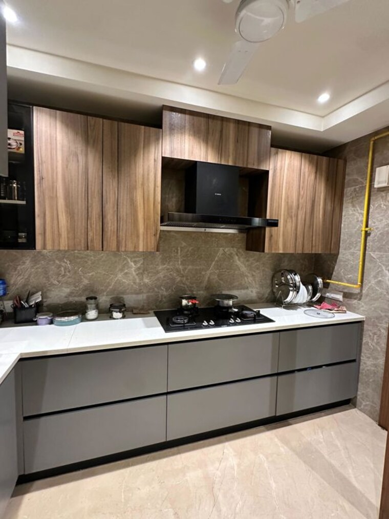 Kitchen, amar colony 3 Bedroom 1800 Sq.Ft. Builder Floor In Amar Colony Delhi 10395693