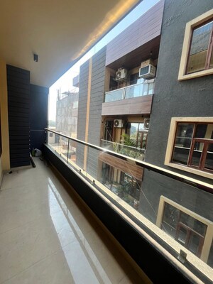 Balcony in 3 BHK Apartment at Palm Residency Chhatarpur, Chattarpur – for Rent