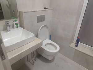 Bathroom in 2 BHK Apartment at Seawoods – for Rent