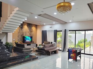 Living Room in 4 BHK Villa at Dlf Garden City – for Sale