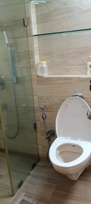 Bathroom in 4 BHK Apartment at Indradarshan II, Oshiwara – for Sale