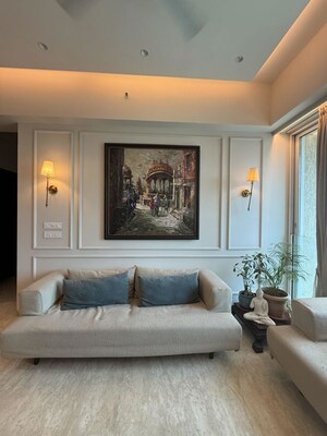 Living Room in 3 BHK Apartment at Raheja Imperia, Worli – for Sale