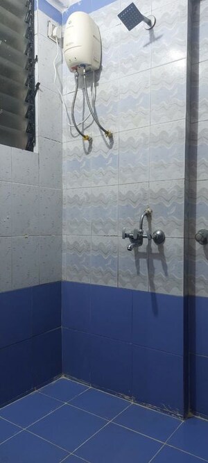 Bathroom in 2 BHK Apartment at Fam CHS, Kopar Khairane – for Rent