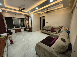 Living Room in 2 BHK Apartment at Gami Satyam Palacio, Sector 2 Kharghar – for Rent
