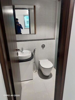 Bathroom in 2 BHK Apartment at Shreyas Palladium Grand, Dhanori – for Rent