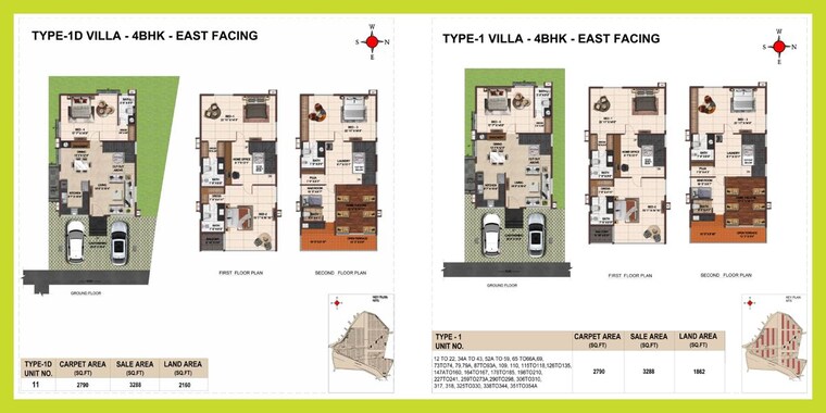 Floor Plan, casagrand-vybe 3 Bedroom 3300 Sq.Ft. Villa In Gaganpahad Hyderabad 10396034