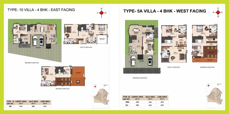 Floor Plan, casagrand-vybe 3 Bedroom 3300 Sq.Ft. Villa In Gaganpahad Hyderabad 10396034