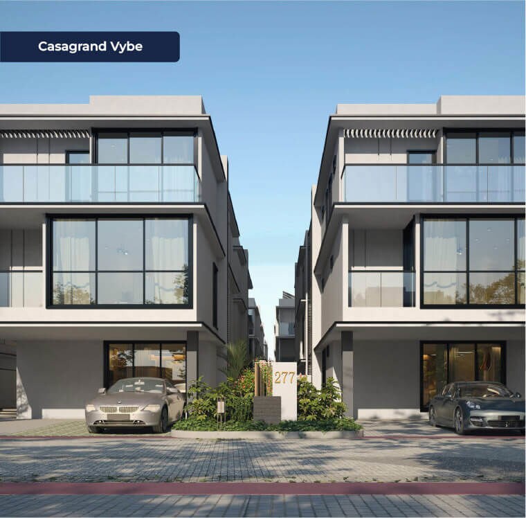 Exterior View, casagrand-vybe 3 Bedroom 3300 Sq.Ft. Villa In Gaganpahad Hyderabad 10396034