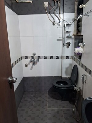 Bathroom in 1 RK Apartment at Orchid Complex Gundecha, Kandivali East – for Sale