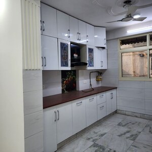 Kitchen in 4 BHK Apartment at Garur Golf Island, Sector 19b Dwarka – for Rent