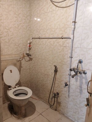 Bathroom in 3 BHK Apartment at North Hadapsar – for Rent