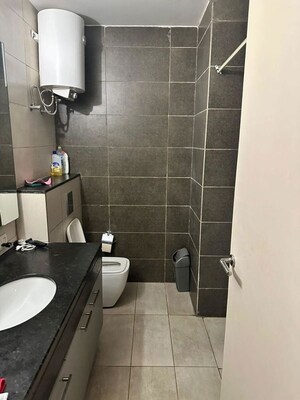 Bathroom in 3 BHK Apartment at Unitech The Residences Gurgaon, Sector 33 – for Rent