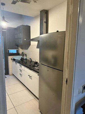 Kitchen in 3 BHK Apartment at Unitech The Residences Gurgaon, Sector 33 – for Rent
