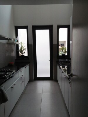 Kitchen in 2 BHK Apartment at Unitech The Residences Gurgaon, Sector 33 – for Rent