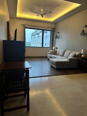 Living Room in 2 BHK Apartment at Unitech The Residences Gurgaon, Sector 33 – for Rent