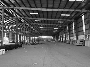  Warehouse – Exterior View View at Manjusar Gidc - for Rent