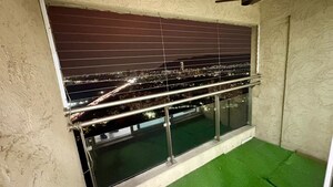 Balcony in 2 BHK Apartment at Rustomjee Athena, Majiwada – for Rent
