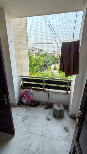 Balcony in 2 BHK Builder Floor at Malviya Nagar – for Rent
