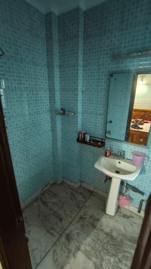Bathroom in 2 BHK Builder Floor at Malviya Nagar – for Rent