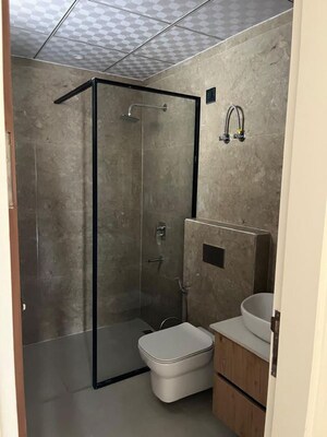 Bathroom in 3 BHK Apartment at Sushma Chandigarh Grande, Lohgarh – for Rent